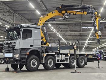 AROCS 3253 8x8 / 65 t/m CRANE + JIB + WINCH / KRAN / GRUA